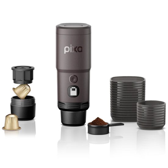 Espressor Portabil Electric Wacaco Pixapresso Dark Burgundy