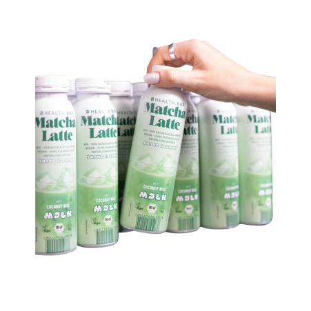 Health Bar, MOELK MATCHA LATTE (8 X 330ML)