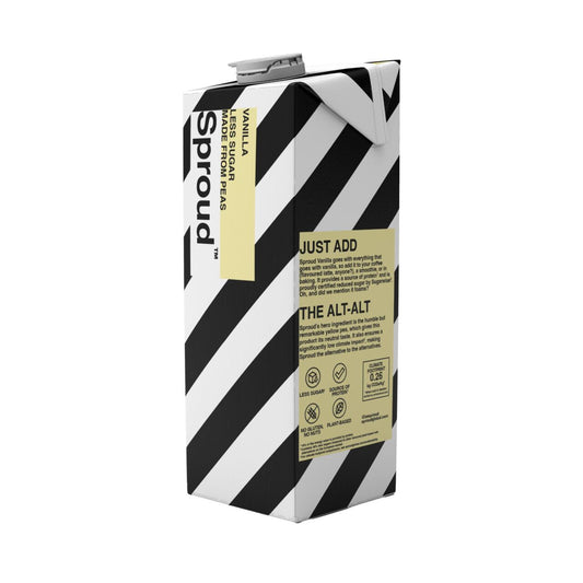 Bautura din Proteine de Mazare Bax 6L cu Aroma de Vanilie, Vegana si Fara Lactoza, Sproud Vanilla