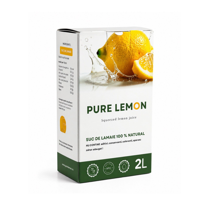 Suc lamaie 100% PURE LEMON , 2000 ml