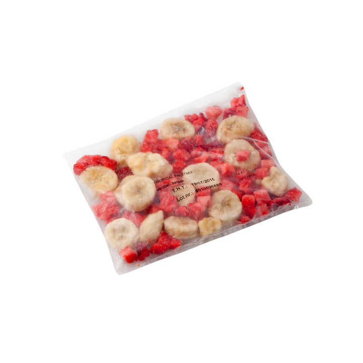 Smoothie Tropical, capsuna banana, 150gr / portie, congelat, 20 portii / bax.